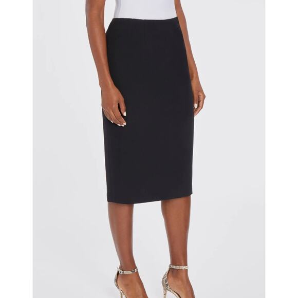 KASPER Women's Classic Pencil Skirt Size 4 Black Crepe Stretch Lined NWT - Picture 2 of 15